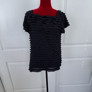 Tiara Women's Black Blouse Sz.XL, 5/$30